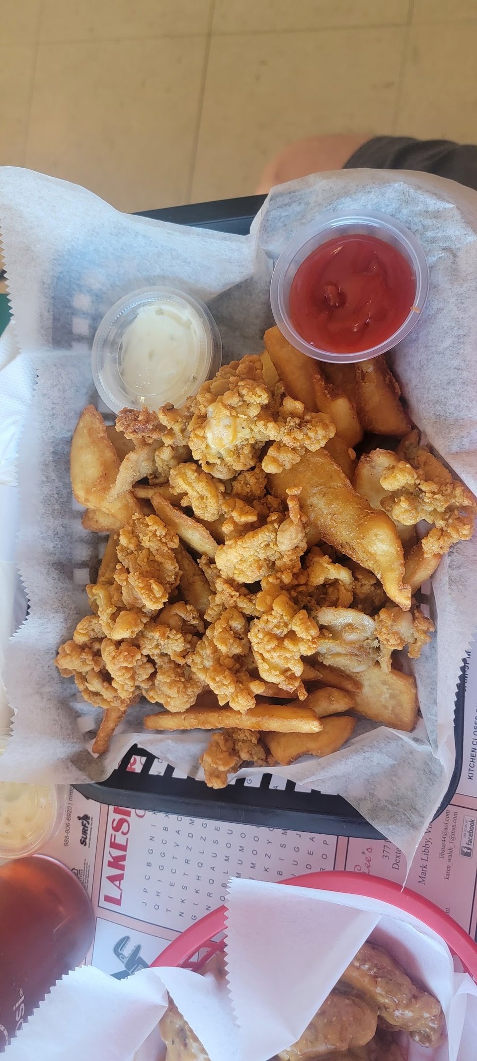 Whole Belly Clam Basket